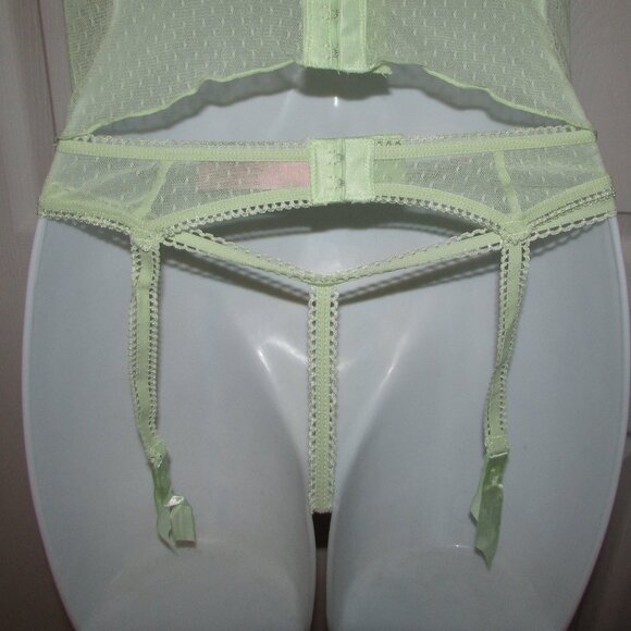 Rene Rofe Sophie B Mint Green 3 Pc Corset Set - NEW - Picture 6 of 16